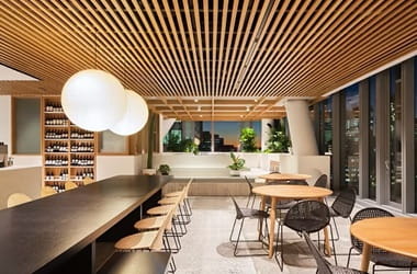 metal louver n ceiling